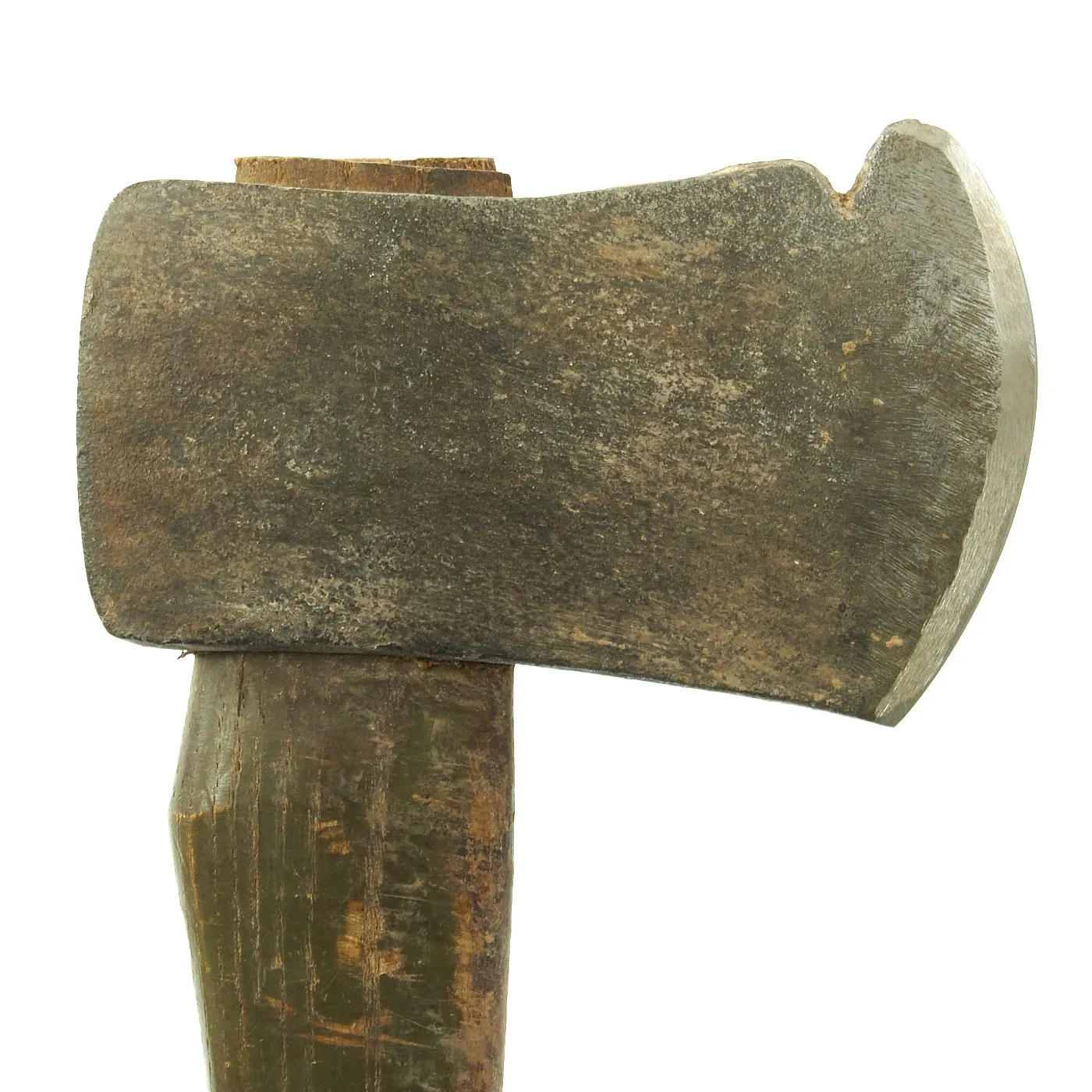 Original U.S. WWII Axe Hatchet with Field Modified Original Carrier