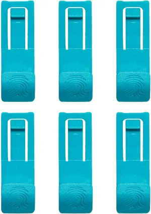 Paddle Board Fin Clips, 6 Paddleboard Fins Replacement Clip, Detachable Surfboard Fin Clips, Quick Release Pin Buckle for Secure Surfboard Paddle Board Fin, Refer to description, Blue