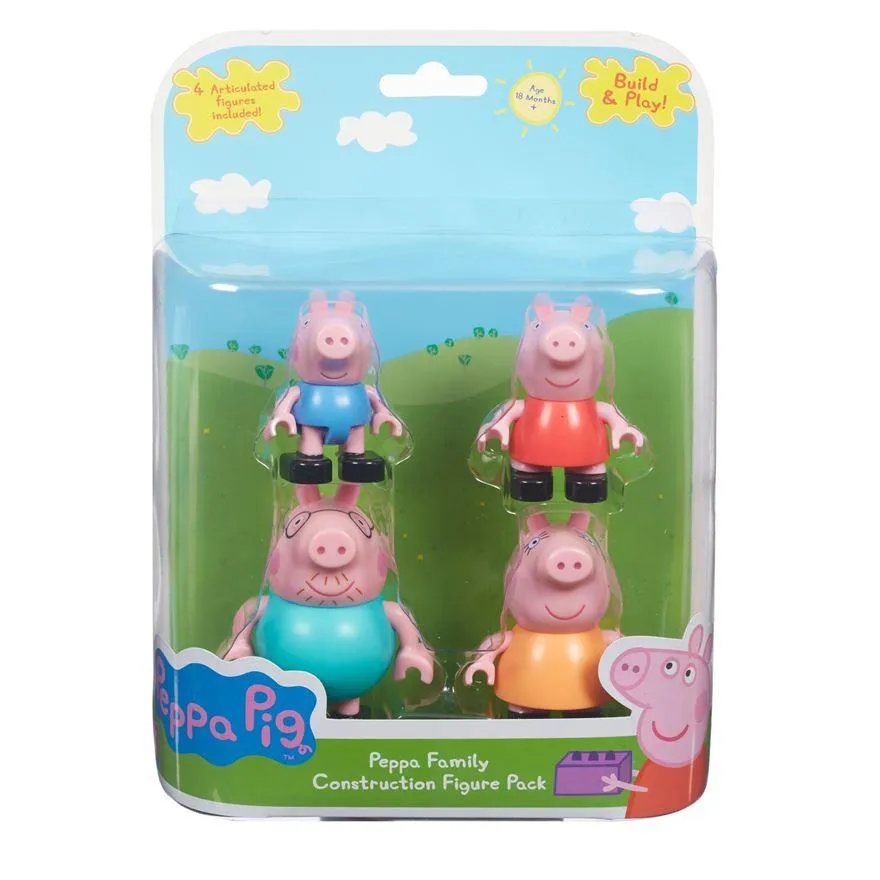 PEPPA PIG - Family Construction Figure Pack