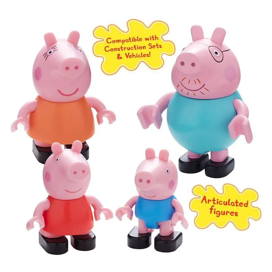PEPPA PIG - Family Construction Figure Pack