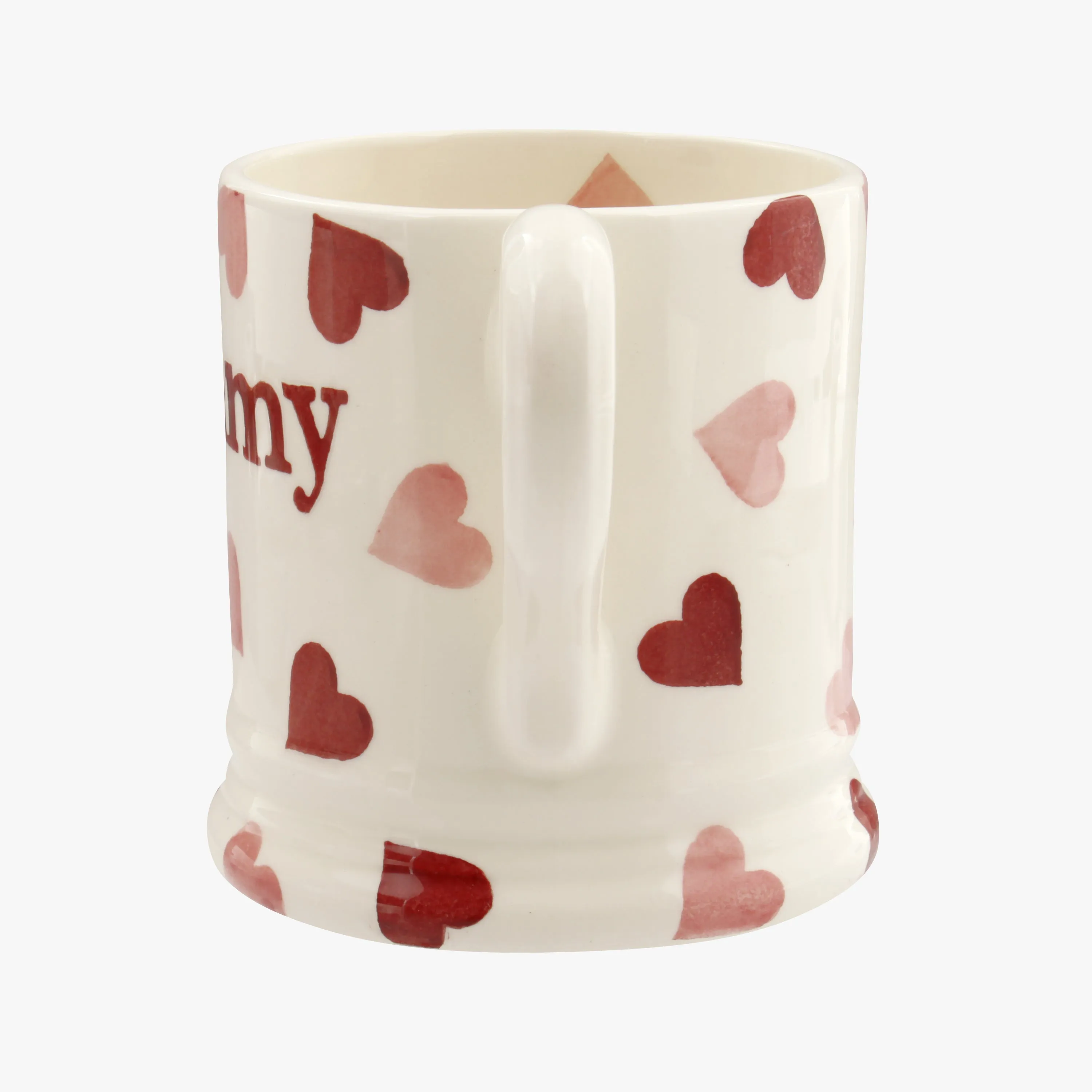 Pink Hearts Mummy 1/2 Pint Mug