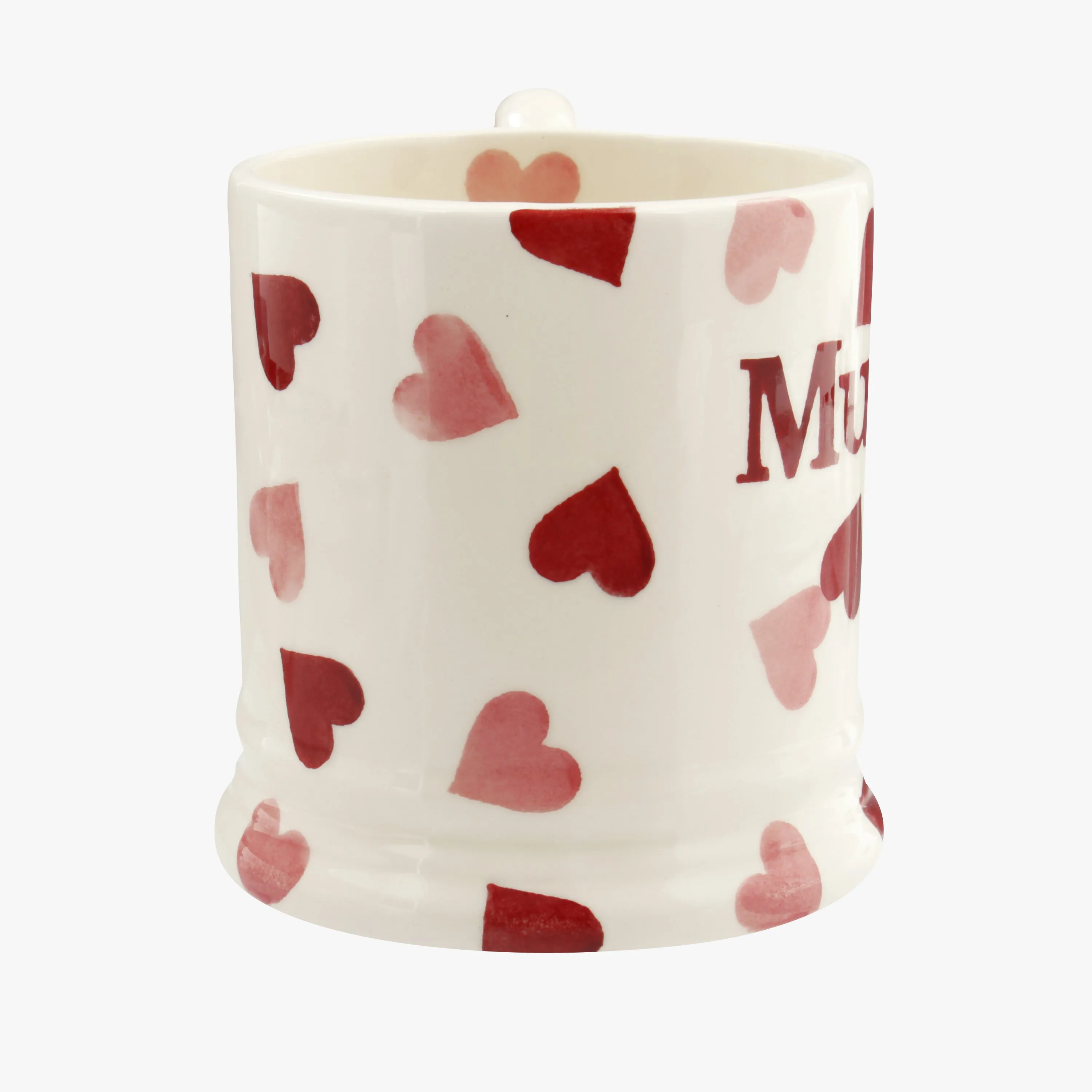 Pink Hearts Mummy 1/2 Pint Mug