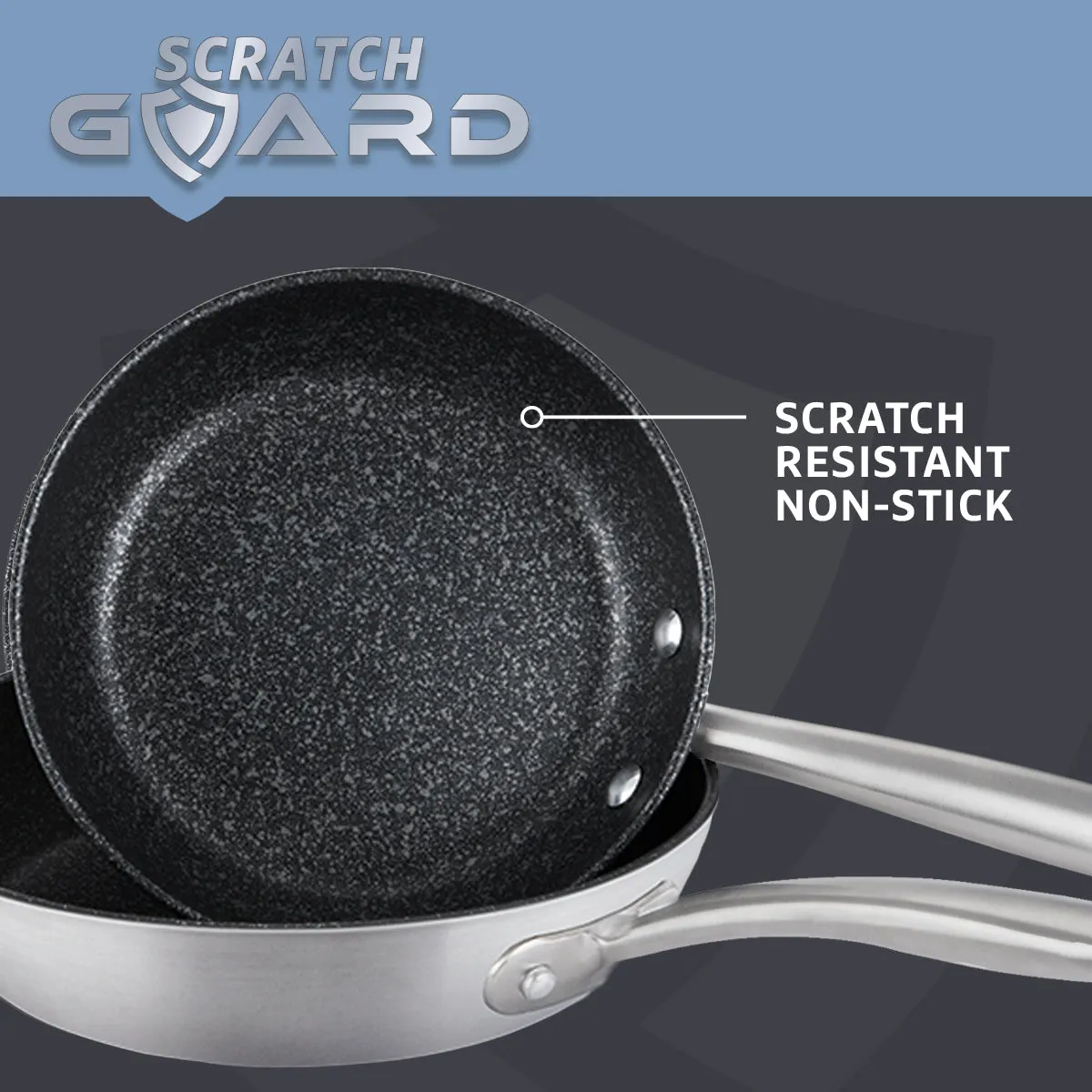Prestige Scratch Guard Stainless Steel Milkpan, 14cm/0.9L