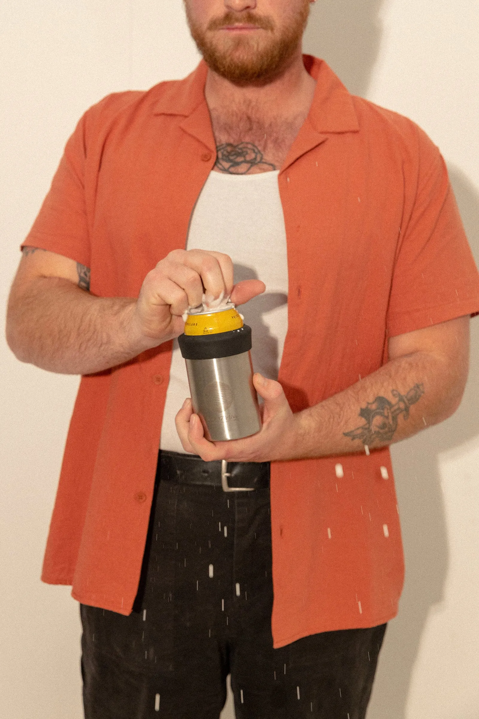 Project PARGO x Rhythm - Insulated Stubby Holder Contour Stainless Steel