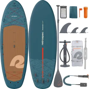 Retrospec Weekender Crew 12 ft & XL Multi Person Paddle Board for 2-5 People, Puncture Resistant & Durable, 500 & 1050 LB Capacity Lightweight iSUP Inflatable Paddle Board