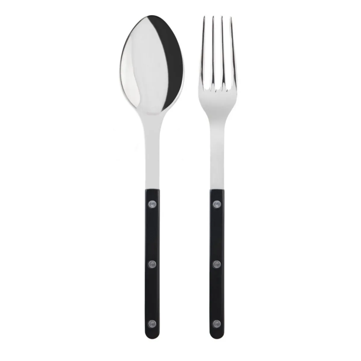 Sabre Bistrot Shiny Solid Serving Set Black 25.4cm
