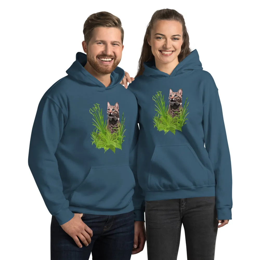 Sweatshirt - Flint the Curious Bobcat Hoodie (Up To 5X)