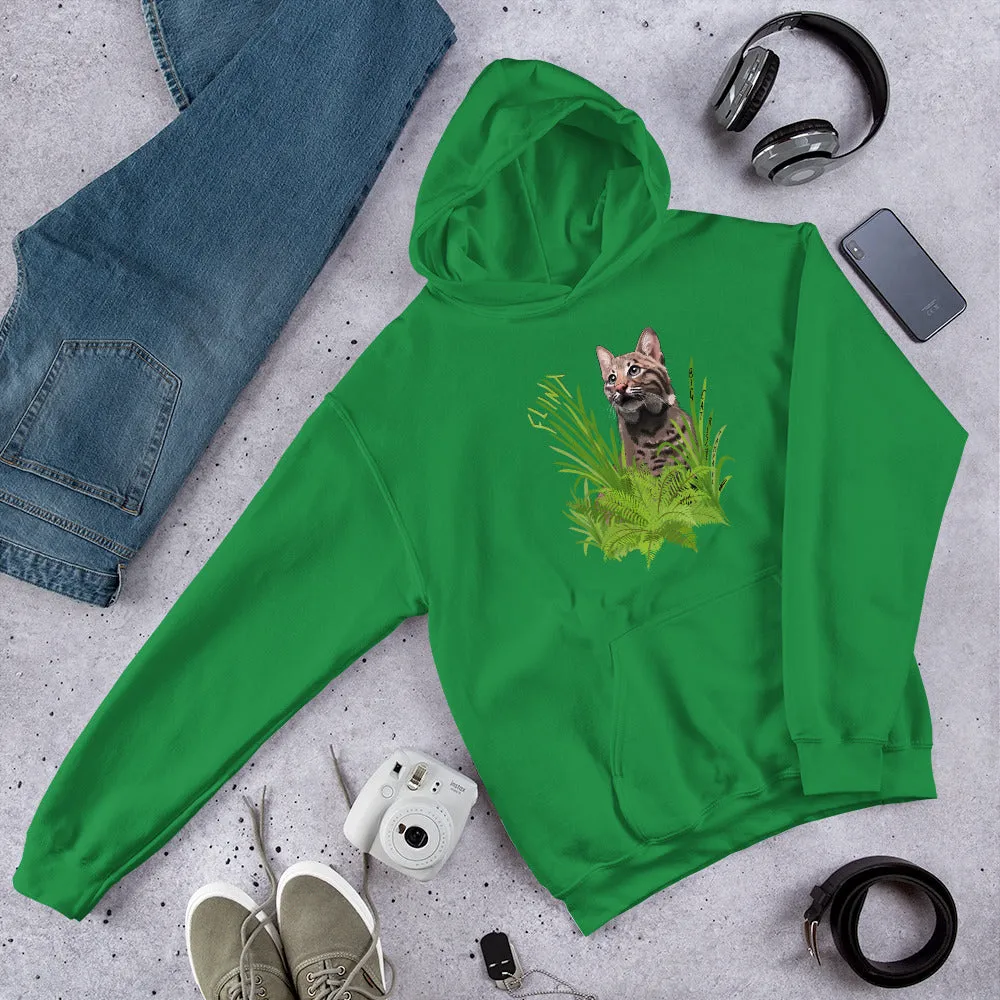 Sweatshirt - Flint the Curious Bobcat Hoodie (Up To 5X)