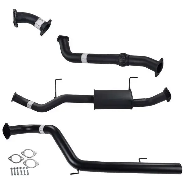 Toyota LANDCRUISER 100 SERIES HD100R WAGON 4.2L 3" *DTS*  TURBO BACK CARBON OFFROAD EXHAUST HOTDOG NO CAT