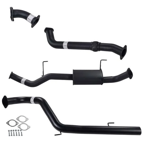Toyota LANDCRUISER 100 SERIES HD100R WAGON 4.2L 3" *DTS*  TURBO BACK CARBON OFFROAD EXHAUST HOTDOG NO CAT