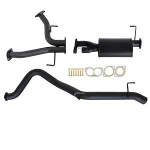 Toyota LANDCRUISER 200 SERIES 4.5L 1VD-FTV 10/2015>3" # DPF BACK # CARBON OFFROAD EXHAUST WITH MUFFLER