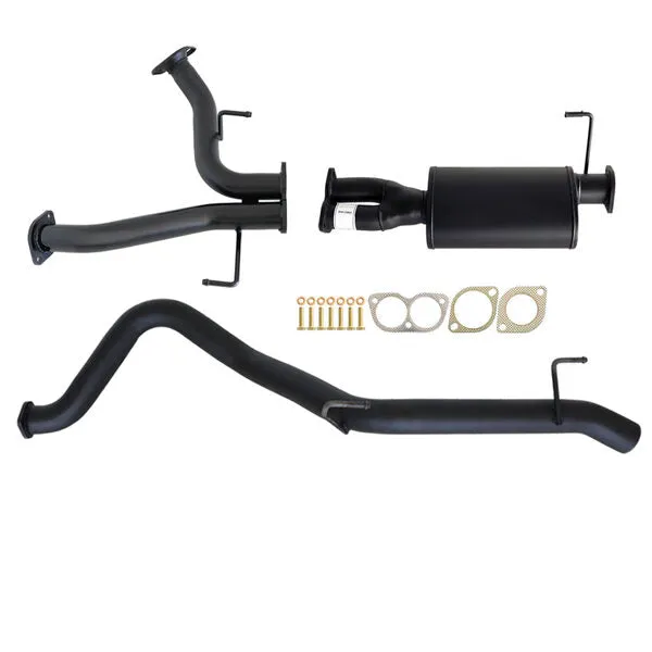 Toyota LANDCRUISER 200 SERIES 4.5L 1VD-FTV 10/2015>3" # DPF BACK # CARBON OFFROAD EXHAUST WITH MUFFLER