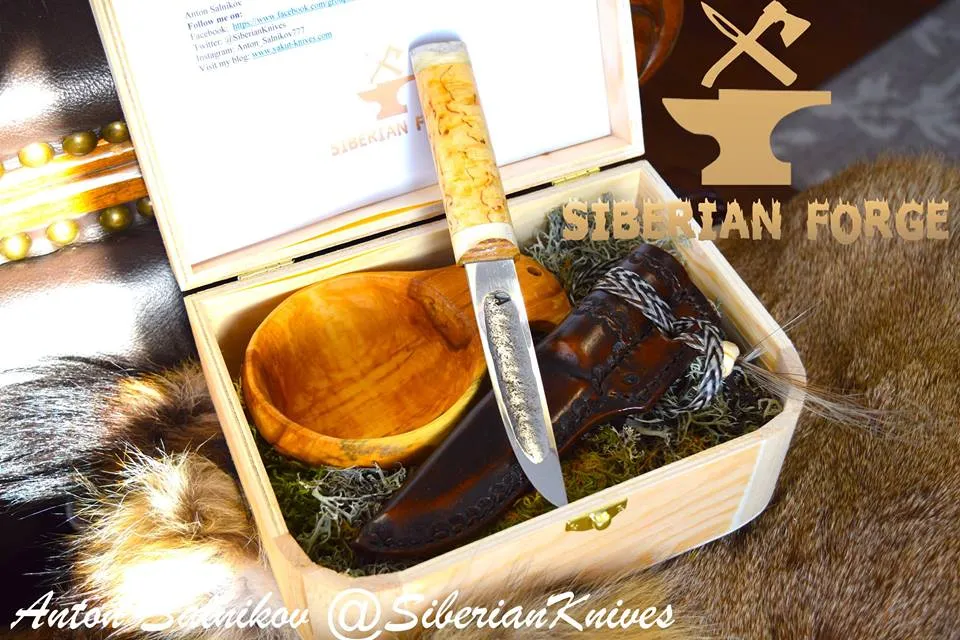 Traditional Siberian Hunter Yakut /  Charka cup sets