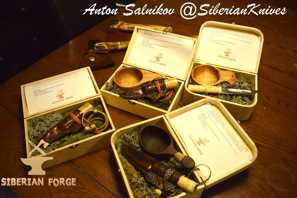 Traditional Siberian Hunter Yakut /  Charka cup sets