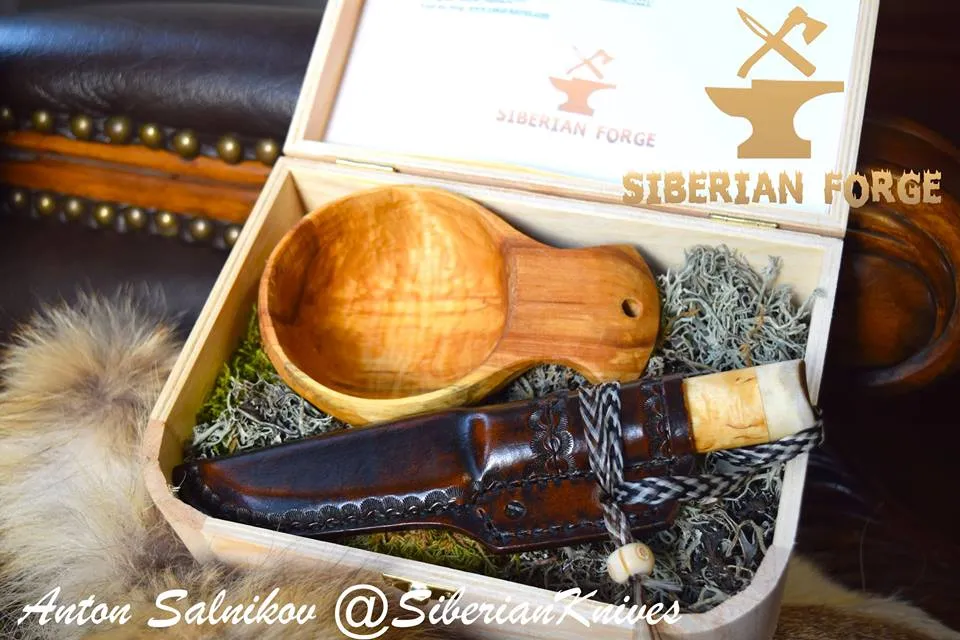 Traditional Siberian Hunter Yakut /  Charka cup sets