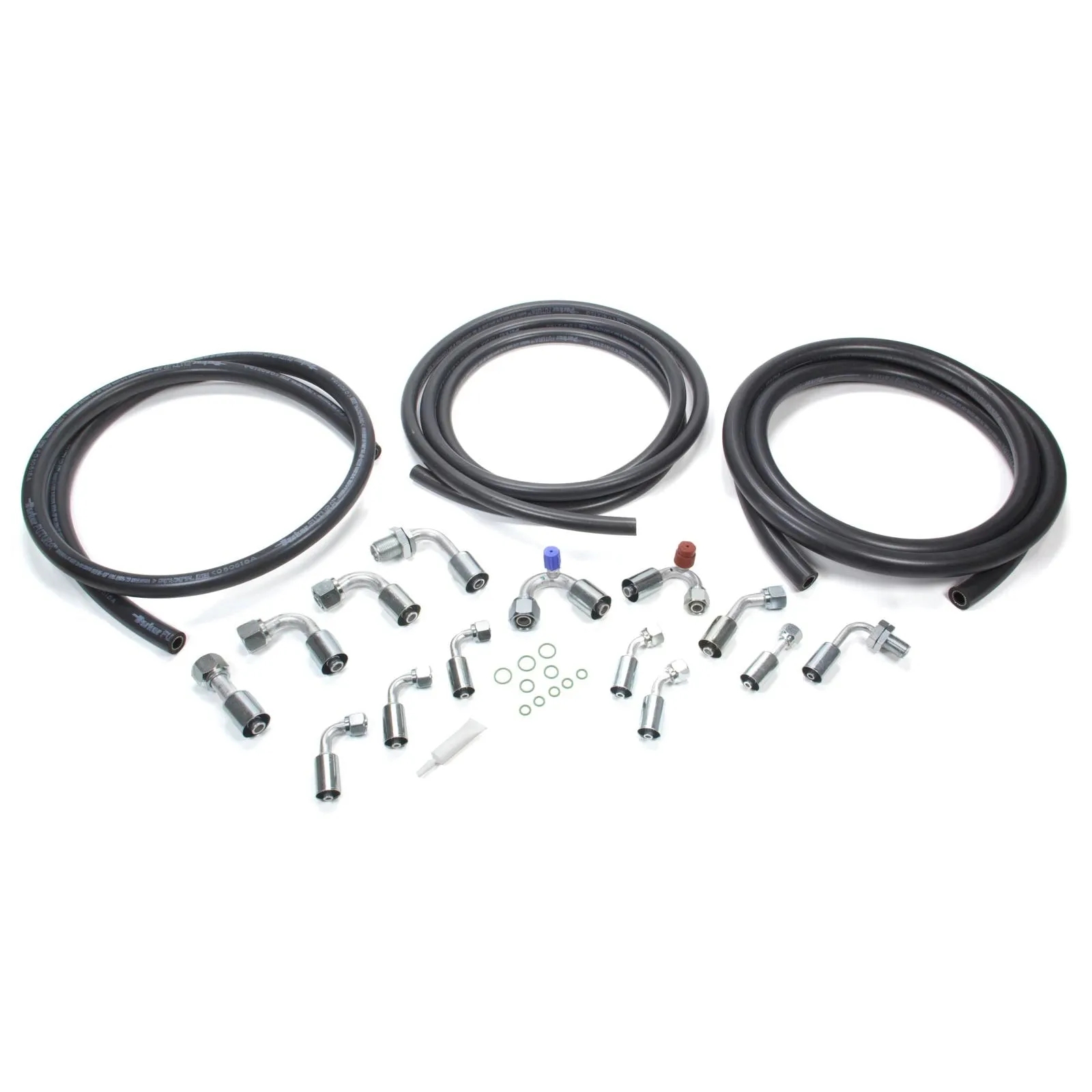 Vintage Air Extended Length Air Conditioning Hose Kit Beadlock Fittings - Fittings/Hose/Drier