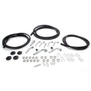 Vintage Air Extended Length Air Conditioning Hose Kit E-Z Clip Fittings - Fittings/Hose/Drier