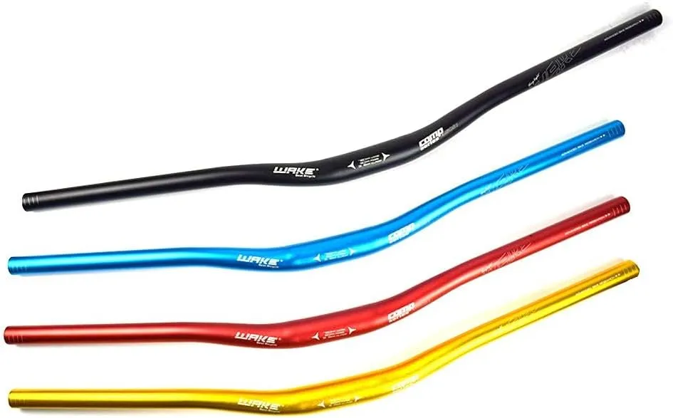 Wake MTB Mountain Bike Handlebar, 31.8mm Bicycle Riser Handlebars 720mm/780mm Aluminium Alloy Extra Long for Downhill Cycling Racing