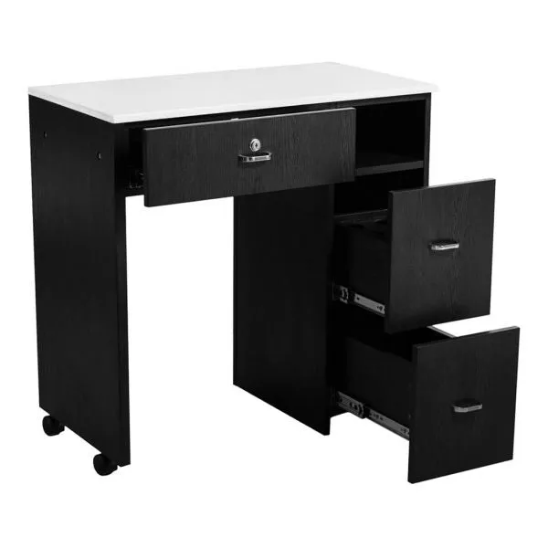 Whale Spa NM904 Portable Space Saving Manicure Table