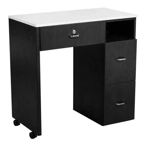Whale Spa NM904 Portable Space Saving Manicure Table