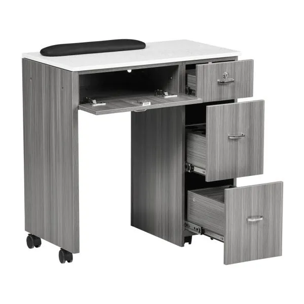 Whale Spa NM904 Portable Space Saving Manicure Table