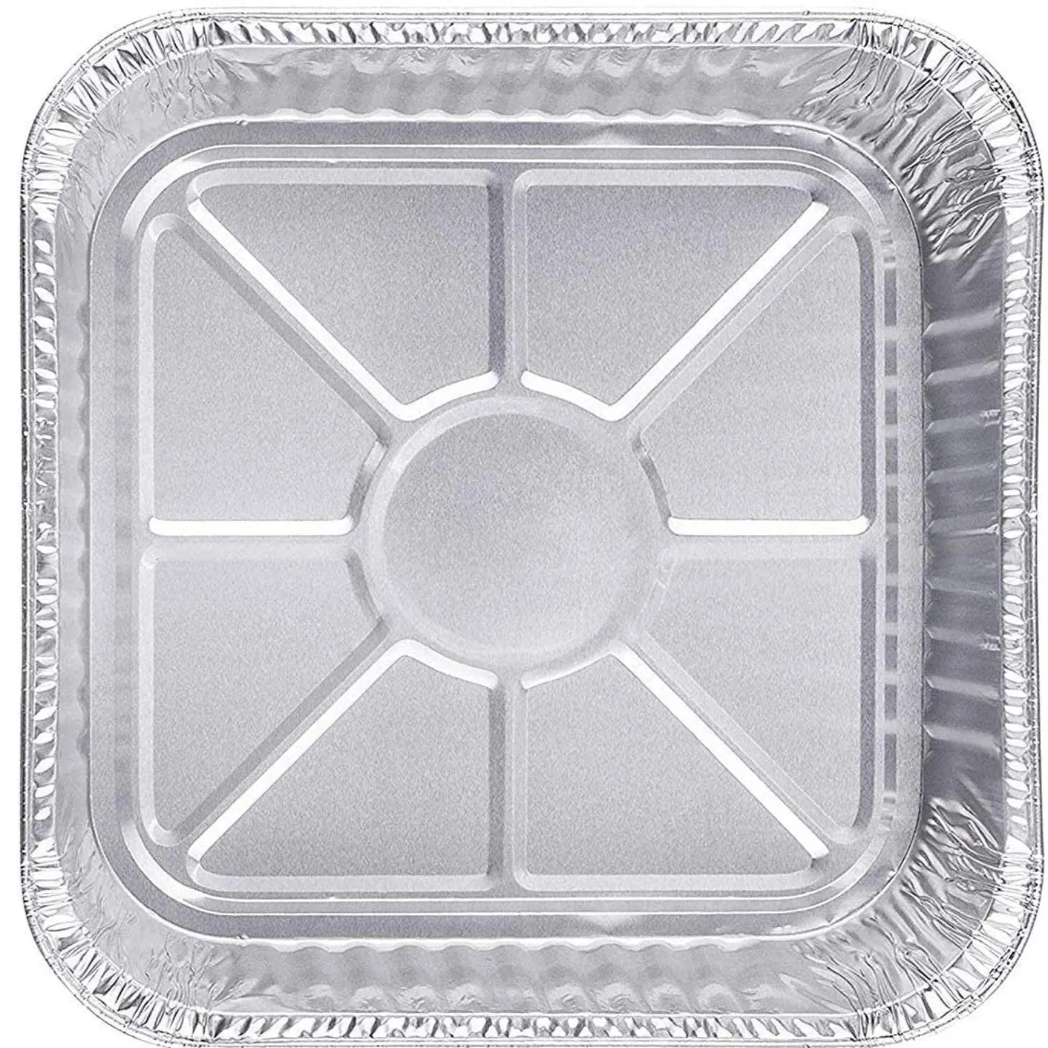 *WHOLESALE* Disposable Aluminum 8" Square shallow Cake Baking Pan | 500 ct/case
