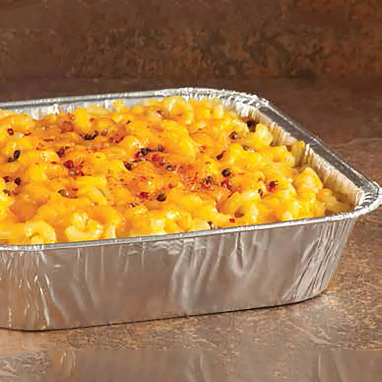 *WHOLESALE* Disposable Aluminum 8" Square shallow Cake Baking Pan | 500 ct/case