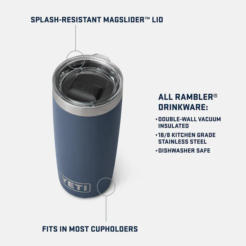 YETI Rambler 10 OZ (296ml) Tumbler With Magslider Lid - Seafoam
